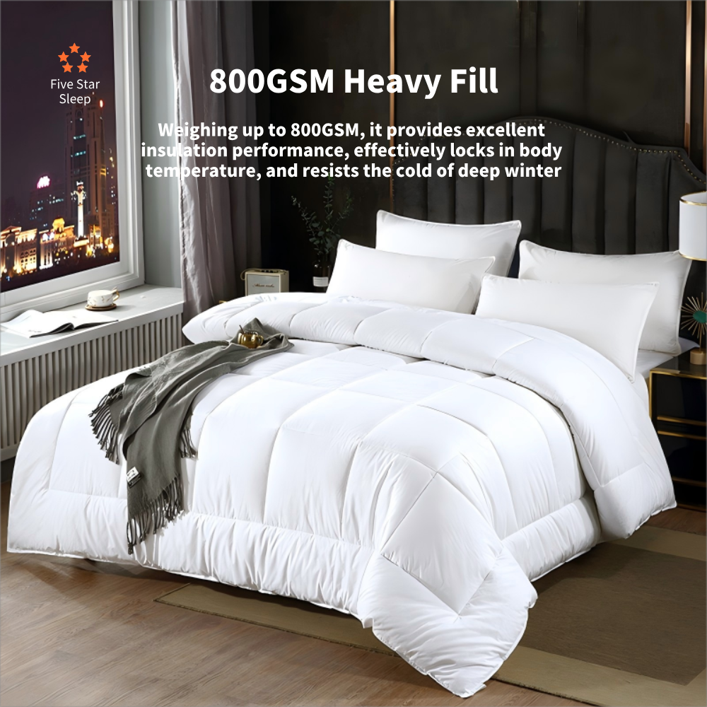 Ultra Warm Winter Weight Down Alternative Quilt Doona 800GSM