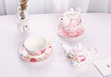 New Bone China Multi Designs Tea For One Teapot Set Coffee Set with Gift Boxed