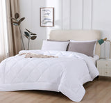 Solid Bedding Comforters, Down Alternative Bamboo Comforter Quilt Blanket