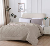 Solid Bedding Comforters, Down Alternative Bamboo Comforter Quilt Blanket