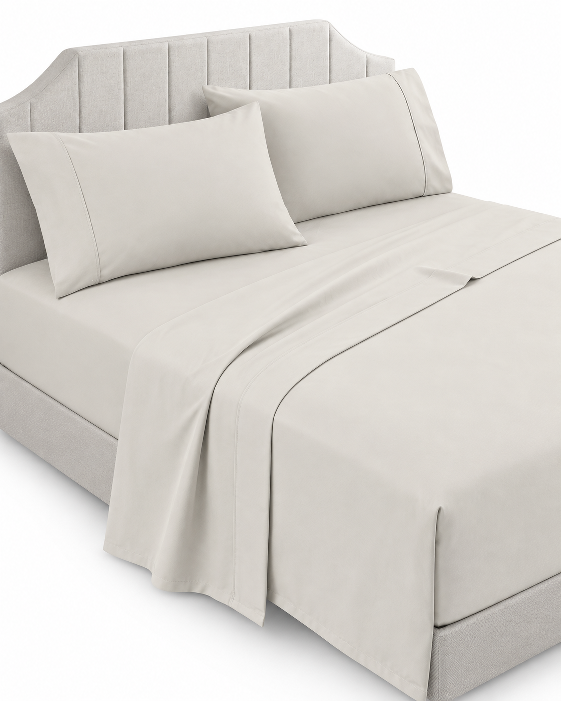 Opulence Ultra Soft Microfibre Sheet Sets Wrinkle Free All Size Sand