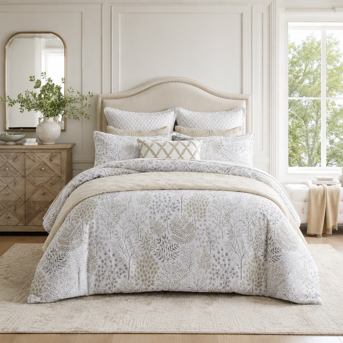 Cotton Queen King Size Quilt Bedding Set