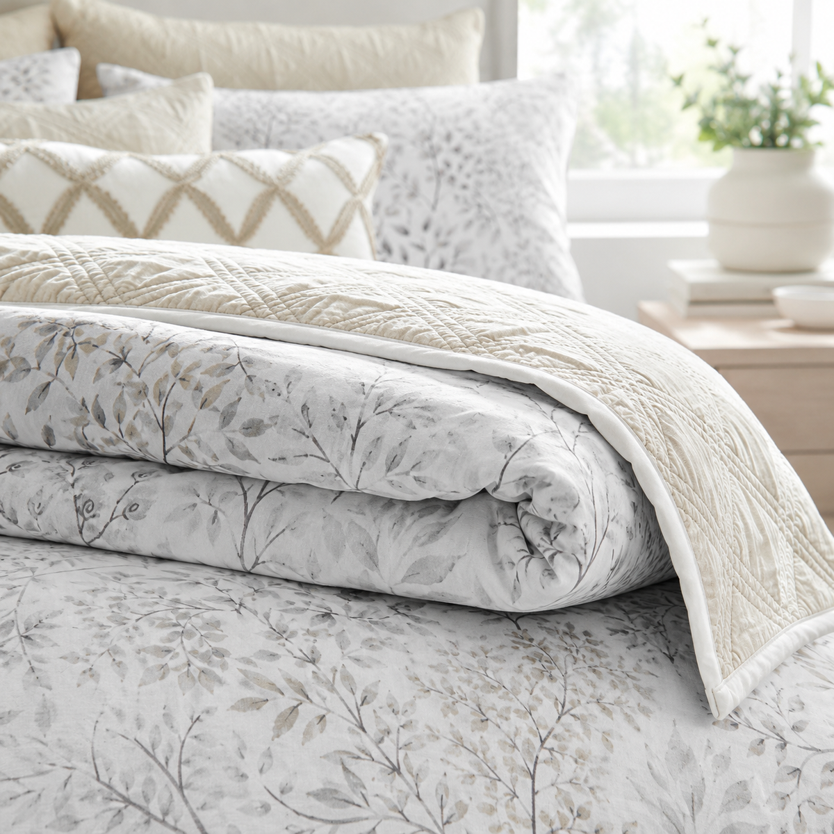 Cotton Queen King Size Quilt Bedding Set