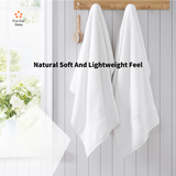 Softouch 6 Piece Ultra Light 500GSM Soft Cotton Face Washers in White