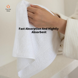 Softouch 6 Piece Ultra Light 500GSM Soft Cotton Face Washers in White