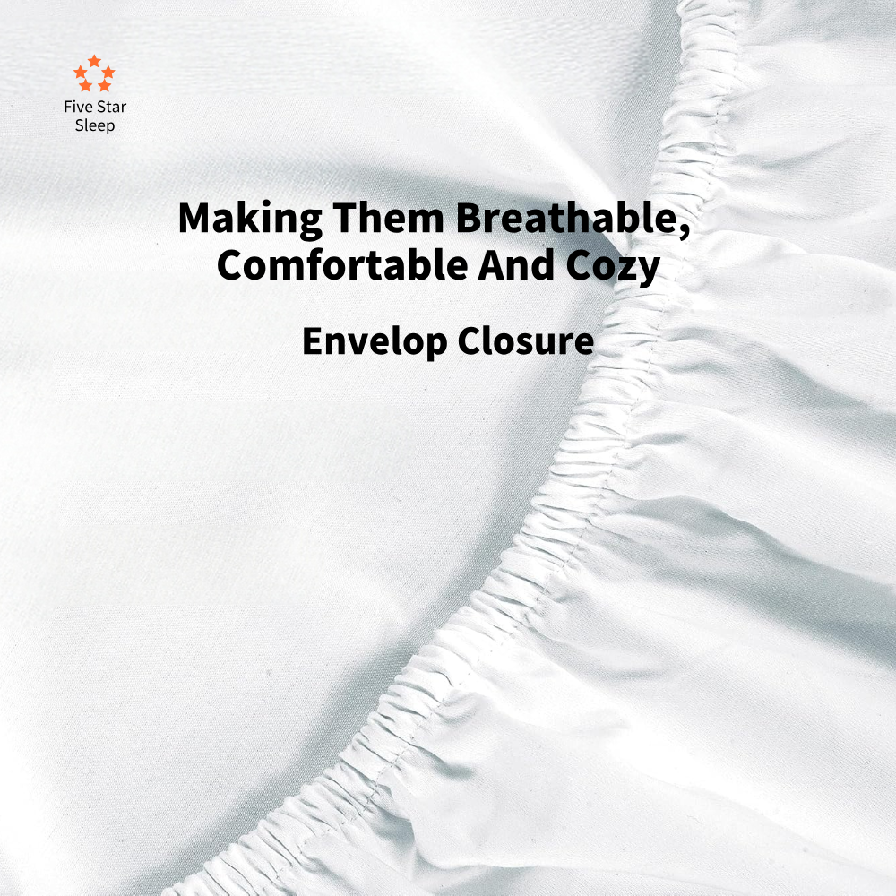 400 Thread Count Bamboo Cotton 1 Fitted Sheet with  Pillowcase(s)