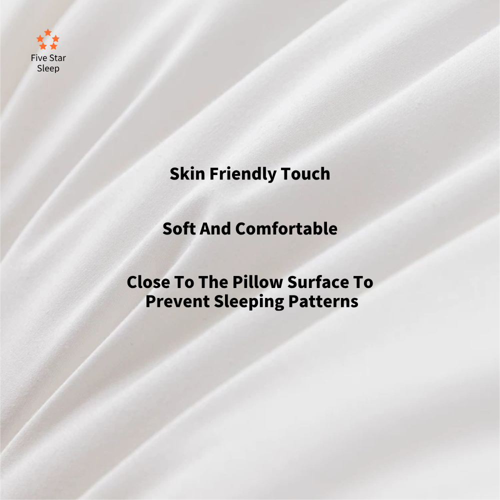 Home Fashion  Cotton Cover Firm Standard Pillows