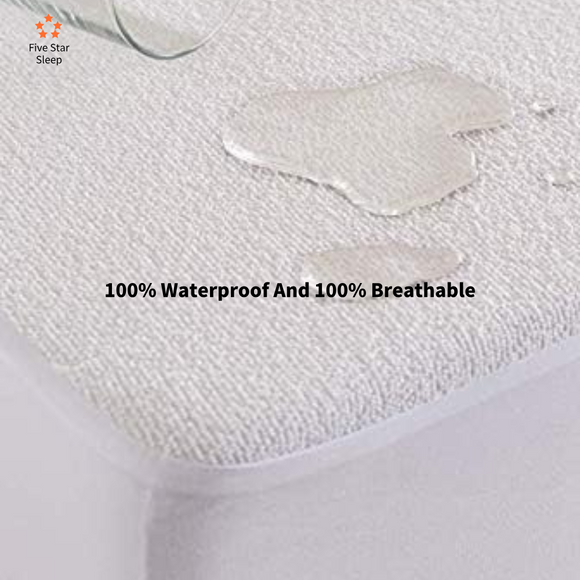 Terry Towelling Waterproofand Breathable Mattress Protector