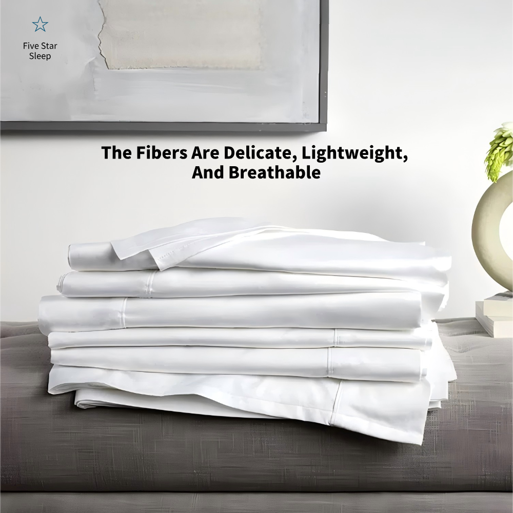 1000TC 100% Premium Egyptian Cotton Sheet Sets Fitted Flat Sheet Pillowcases All Size