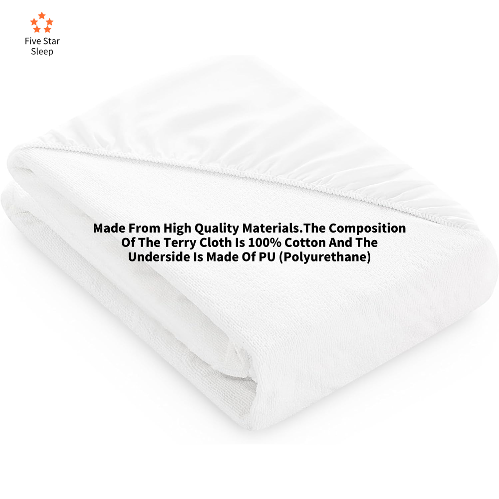 Terry Towelling Waterproofand Breathable Mattress Protector