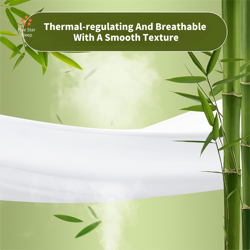 Softouch 100% Natural Premium Bamboo Sheet Sets Pillowcases Flat Fitted Sheet All Size