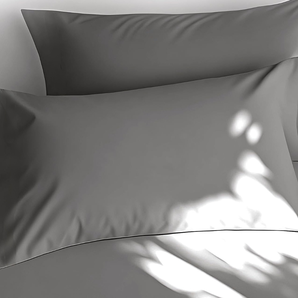 Comfort Split King Sheet Set  Wrinkle Free Microfiber, Dual Fitted Sheets