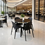 4 Piece Dining/Cafe  Chair in Black