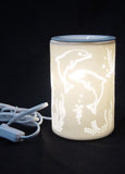 White Dolphins Oil Burner