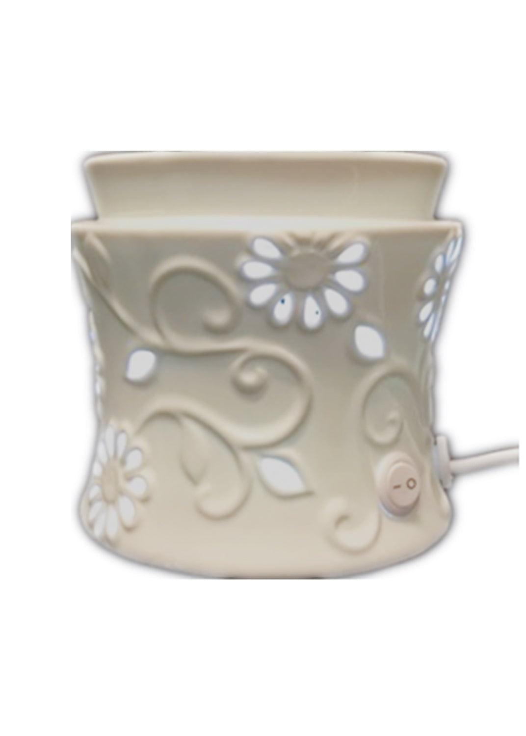 11.5 x 11 cm LED Oil Burner Wax Burner - Flower B02715