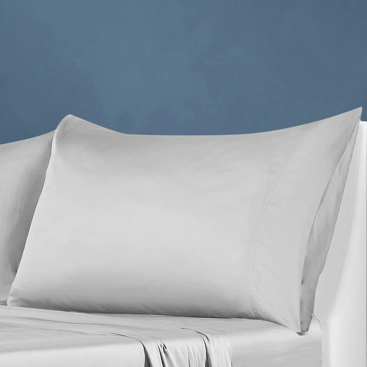 100% Bamboo Standard Pillowcase Silver