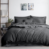 Luxurious Linen Cotton Quilt Cover Set Queen King