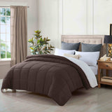 Winter Weight Super King Size Reversible Plush Soft Sherpa Comforter Quilt