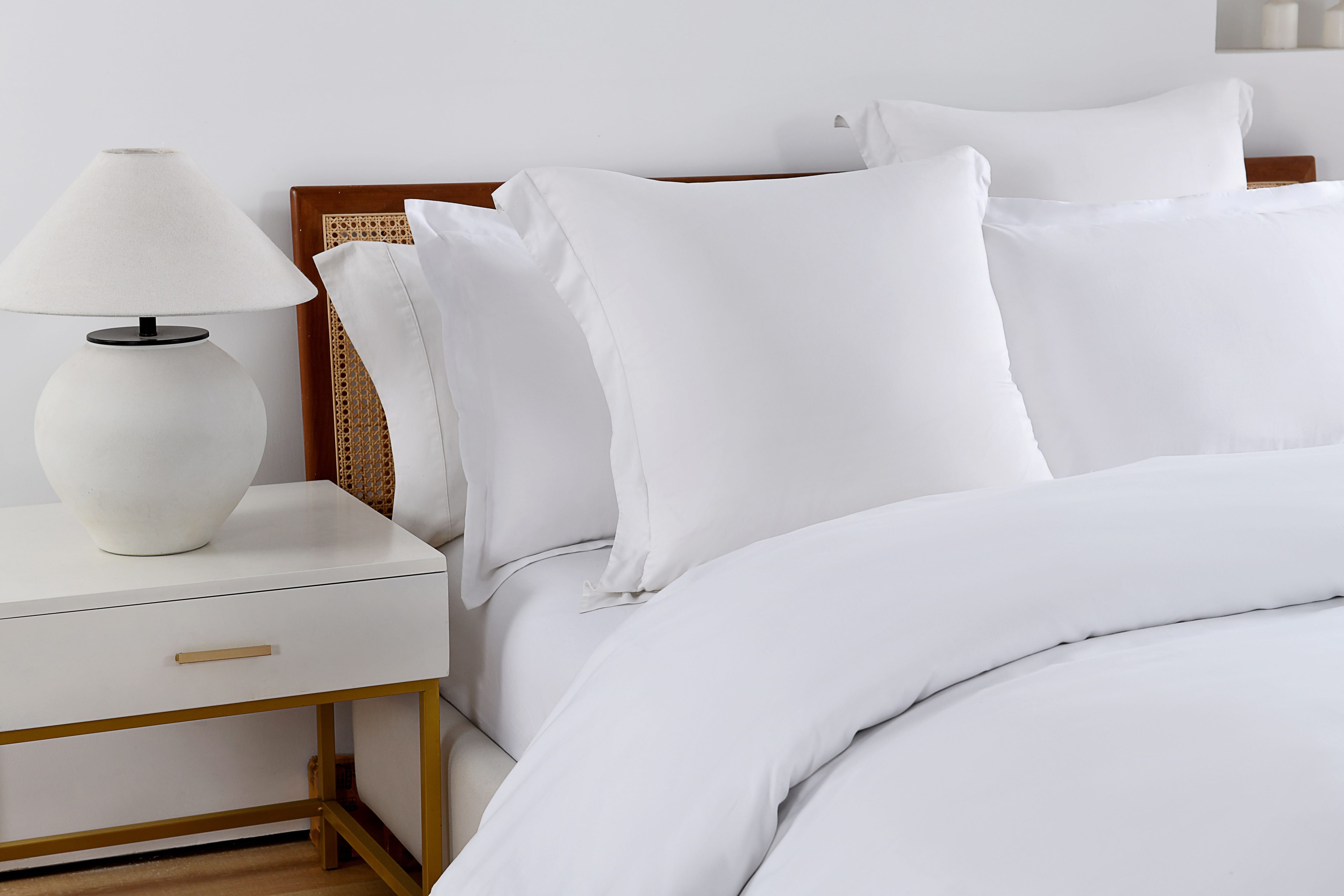 400TC 100% Premium Egyptian Cotton Duvet Cover & Fitted Sheet Set Pillowcases All Sizes