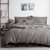 Luxurious Linen Cotton Quilt Cover Set Queen King