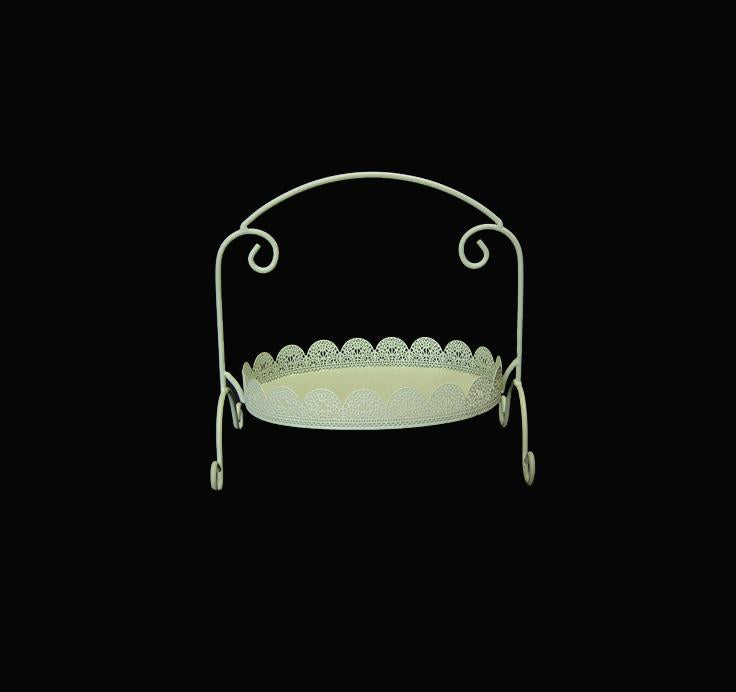 31x20x30 Laser Cut Cake Stand ?Oval OneTier LG