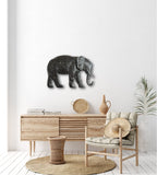 50cm Metal Wall Art Wall Decor Elephant HW02912