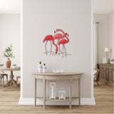 55cm Metal Wall Art Wall Decor Flamingo HW02915