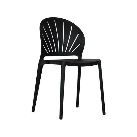 4 Piece Dining/Cafe  Chair in Black