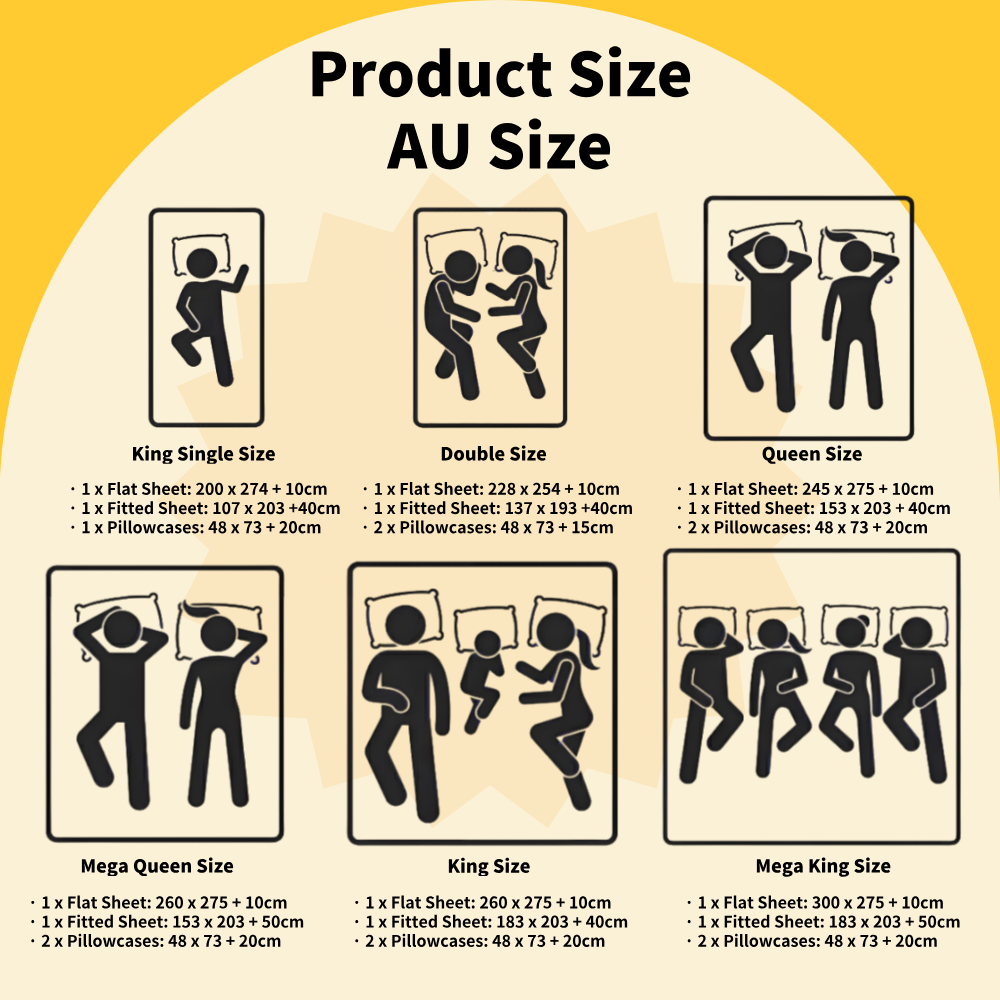 Amor Luxurious Linen Cotton Sheet Sets Flat Fitted Sheet Pillowcases