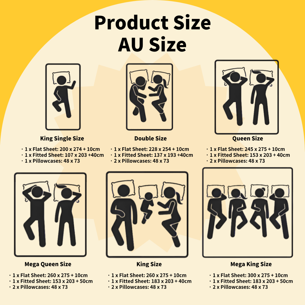 Softouch 100% Natural Premium Bamboo Sheet Sets Pillowcases Flat Fitted Sheet All Size