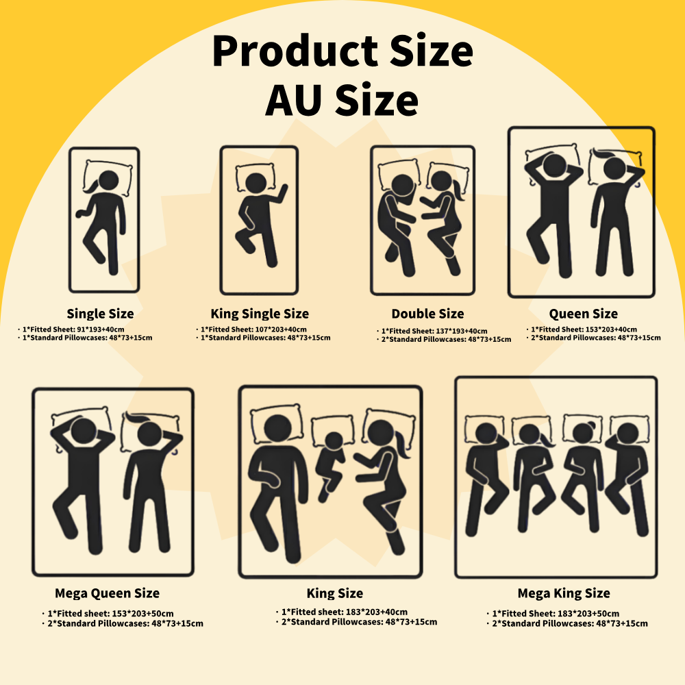 400 Thread Count Bamboo Cotton 1 Fitted Sheet with  Pillowcase(s)