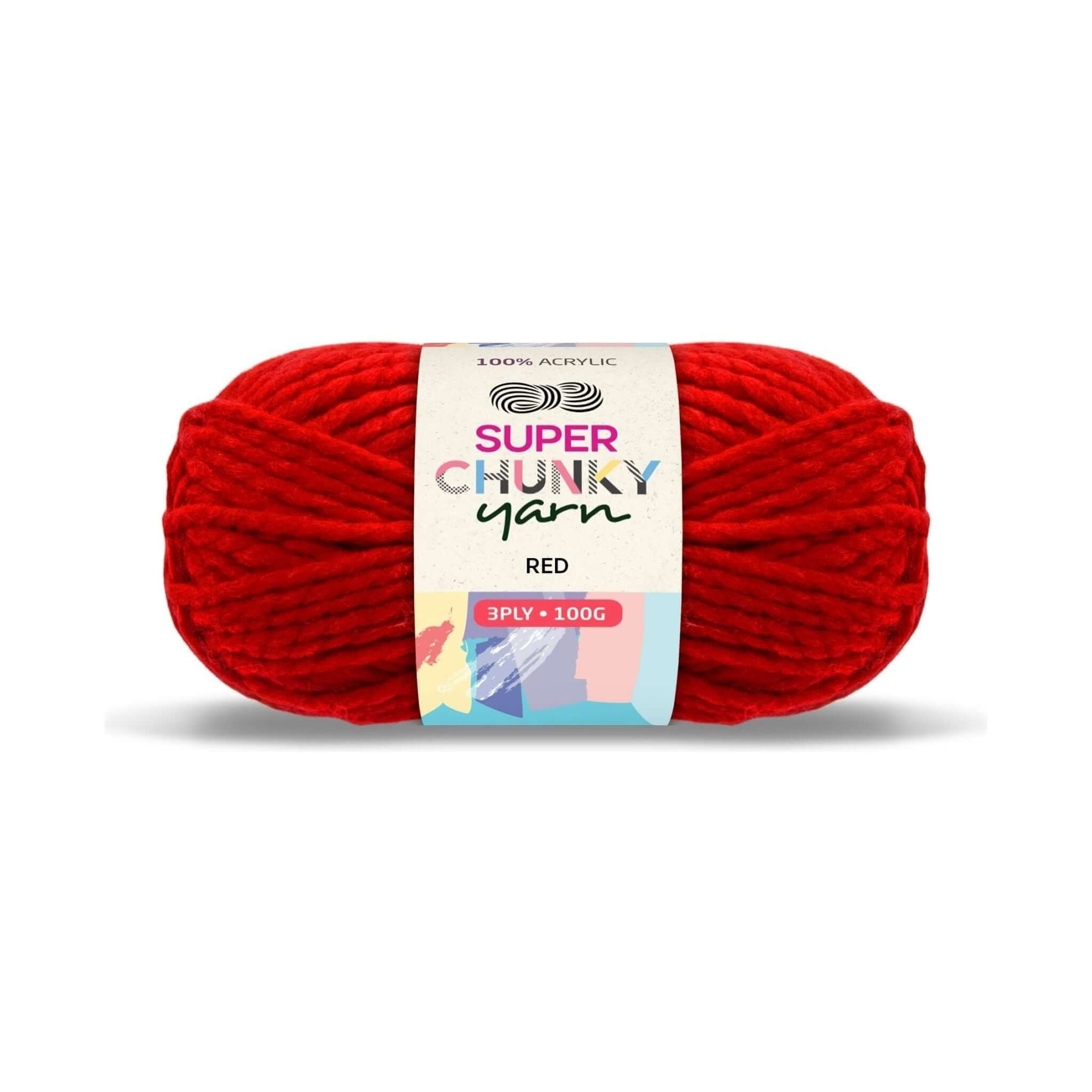 Super Chunky Acrylic Yarn 100g