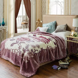 Two-Ply Soft Warm Mink Blanket 750GSM Queen Bed Extra Thick Warm
