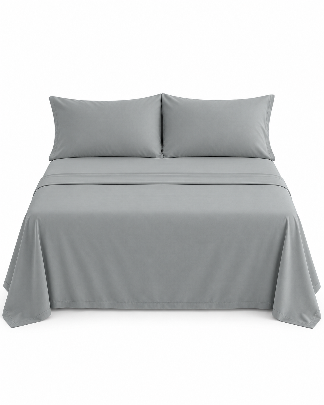 Belisma Ultra Soft Microfibre Sheet Sets Wrinkle Free All Size Silver