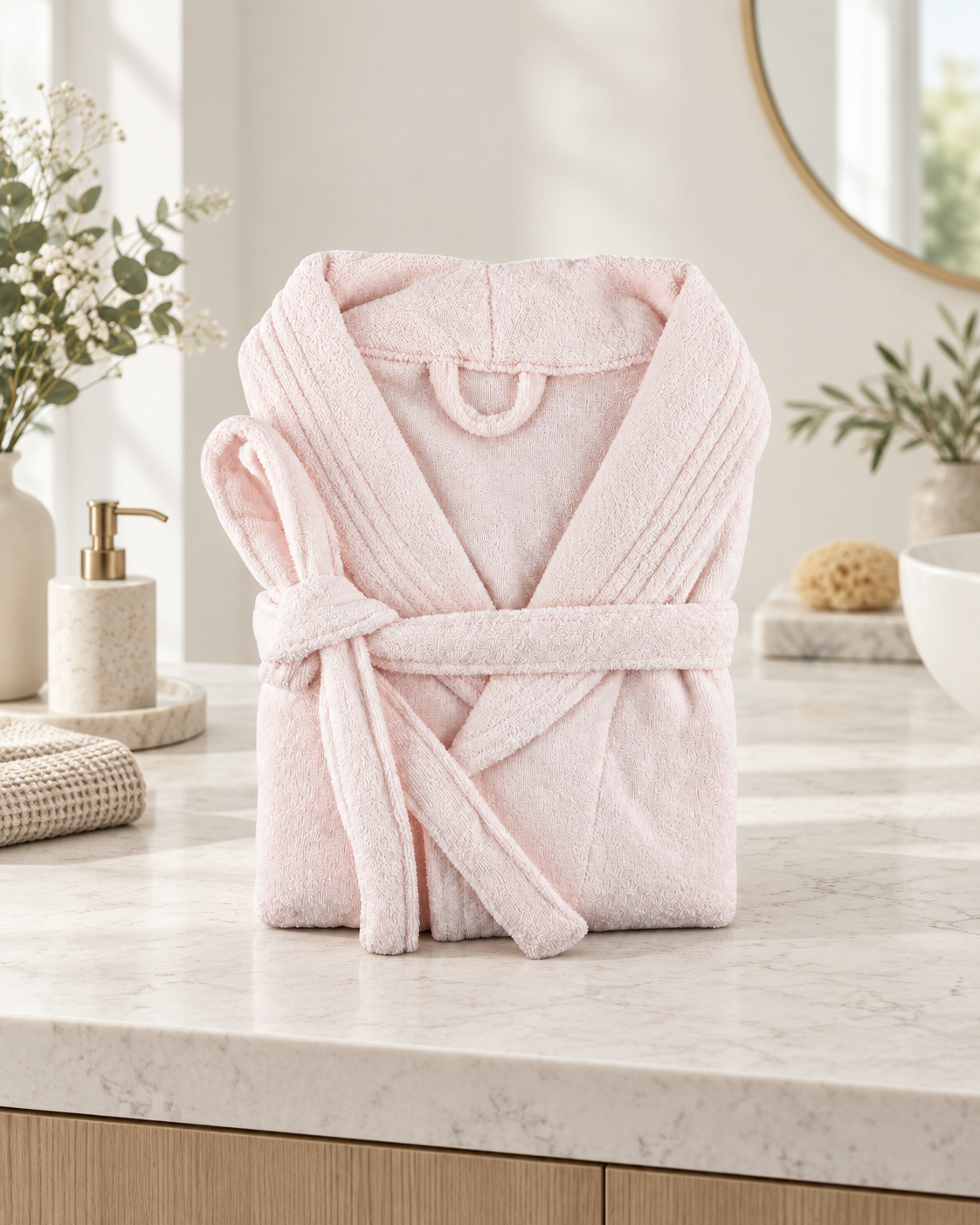 Small/Medium Egyptian Cotton Terry Toweling Bathrobe