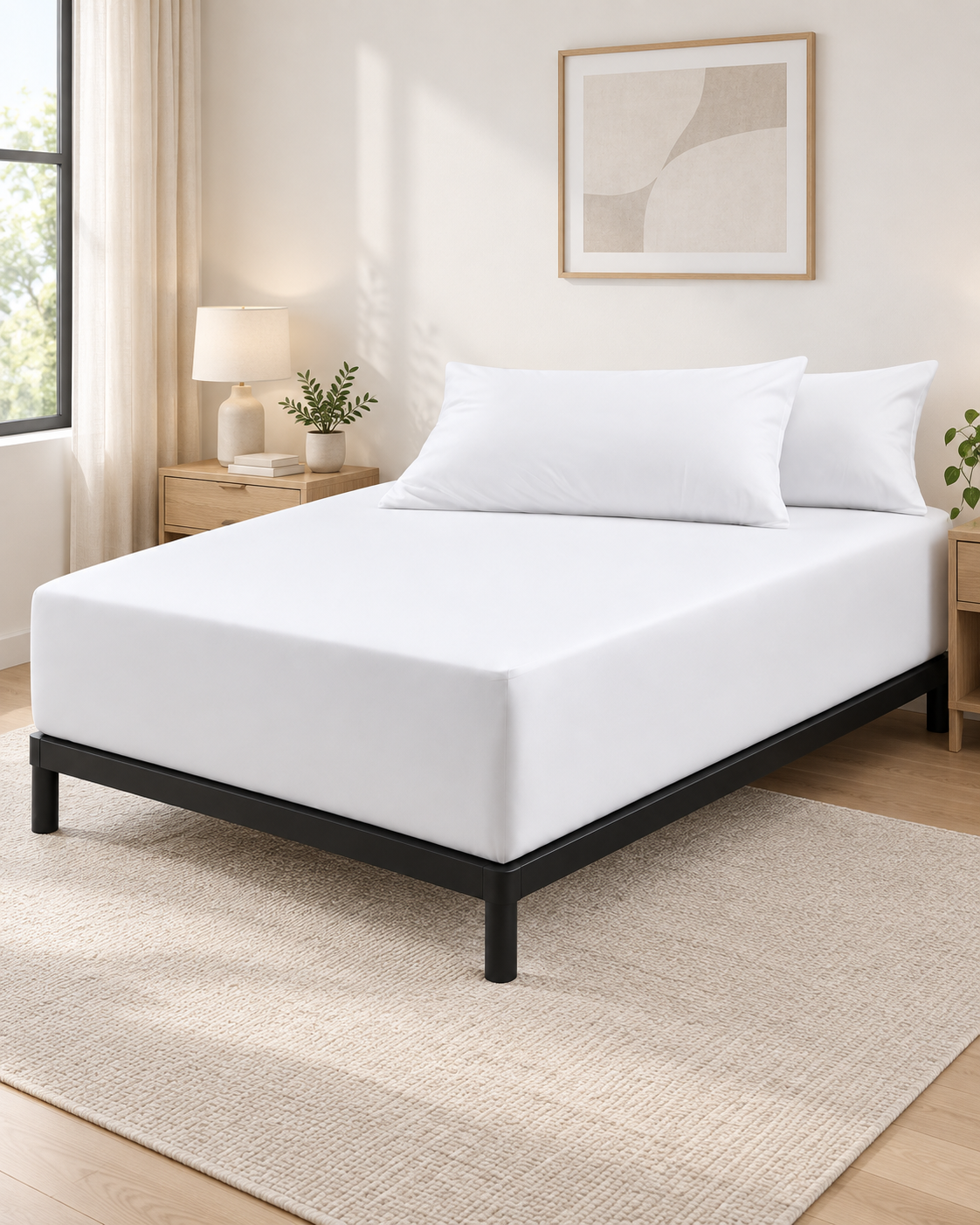 Coral Fleece Waterproof Fitted Mattress Protector