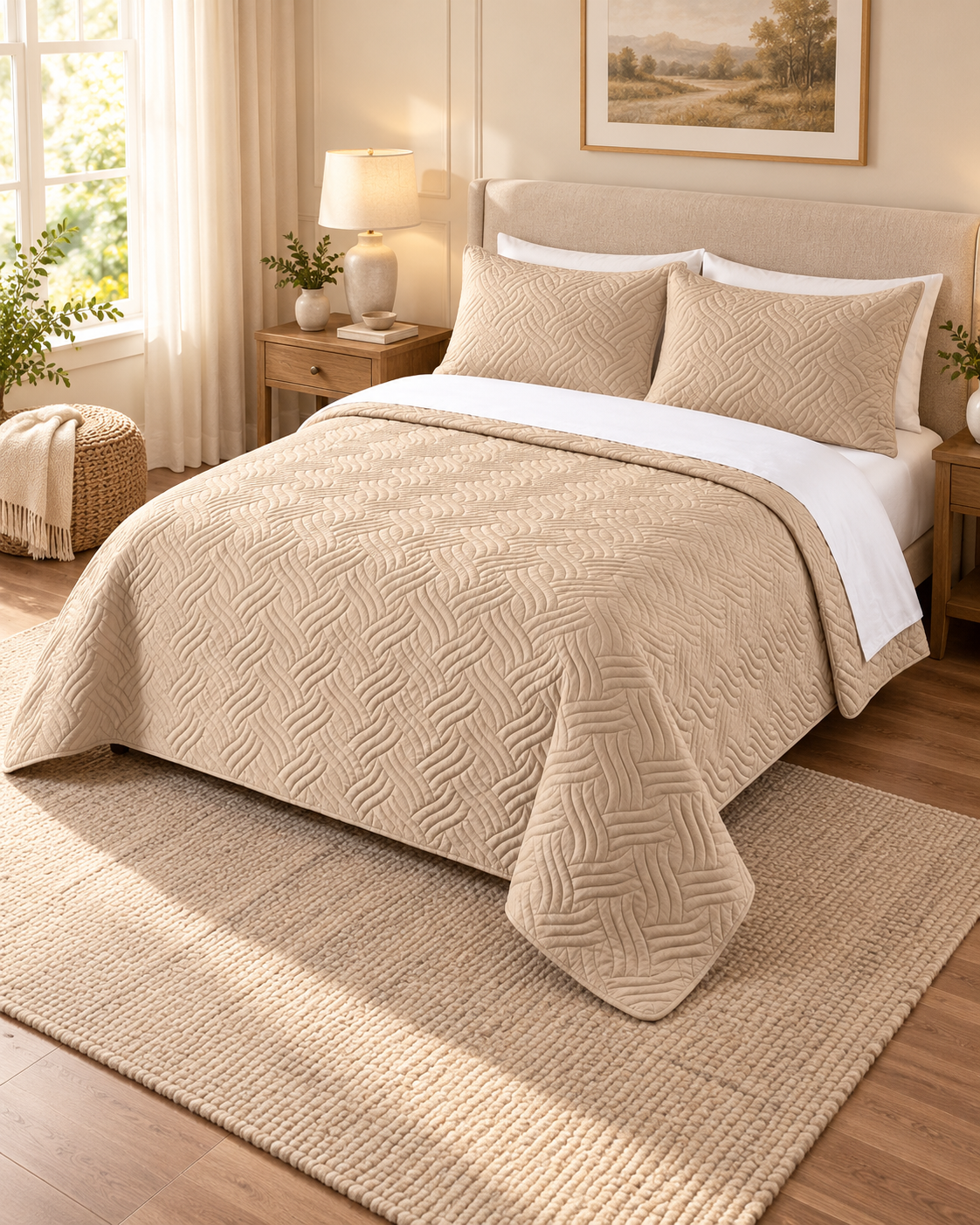 3D SUPERSONIC EMBOSSED COMFORTER SET