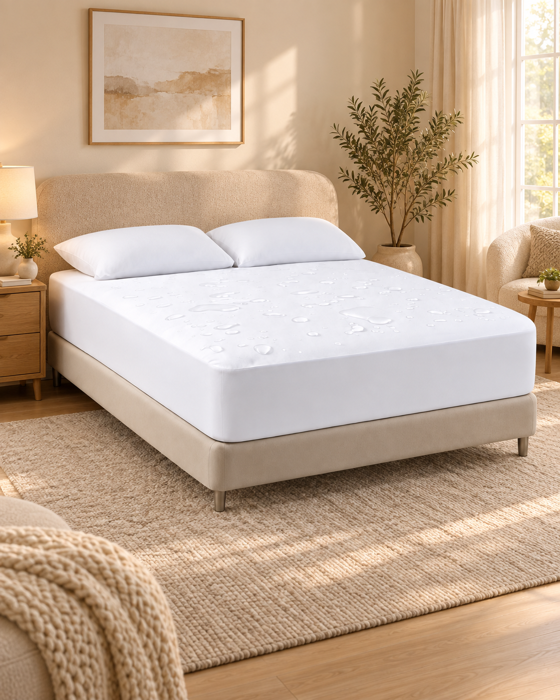 Microfibre Waterproof Mattress Protector