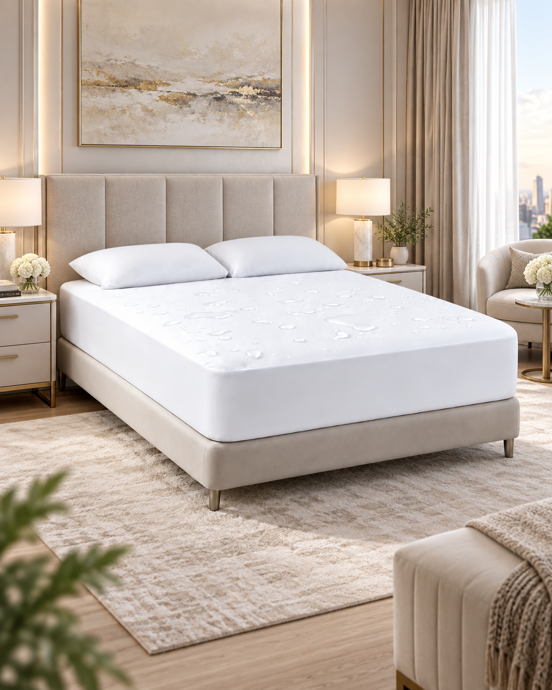 Microfibre Waterproof Mattress Protector