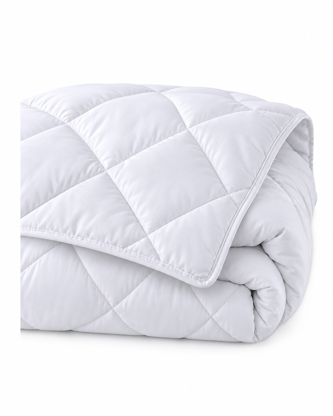 Solid Bedding Comforters, Down Alternative Bamboo Comforter Quilt Blanket White