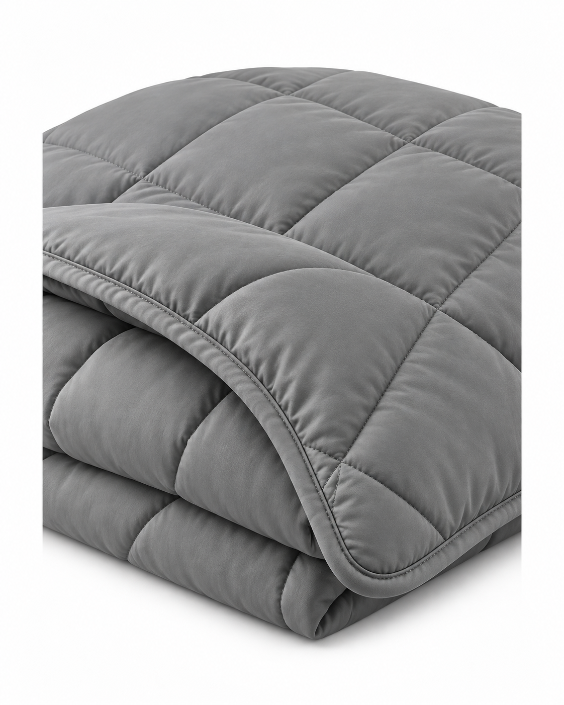 Solid Bedding Comforters, Down Alternative Bamboo Comforter Quilt Blanket Charcoal