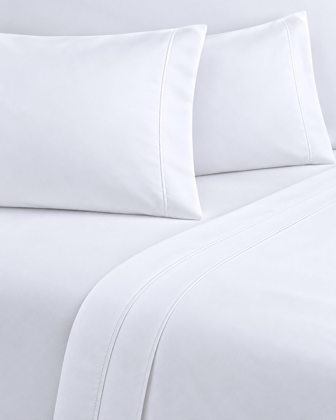 1000tc bamboo cotton sheet set mega queen white