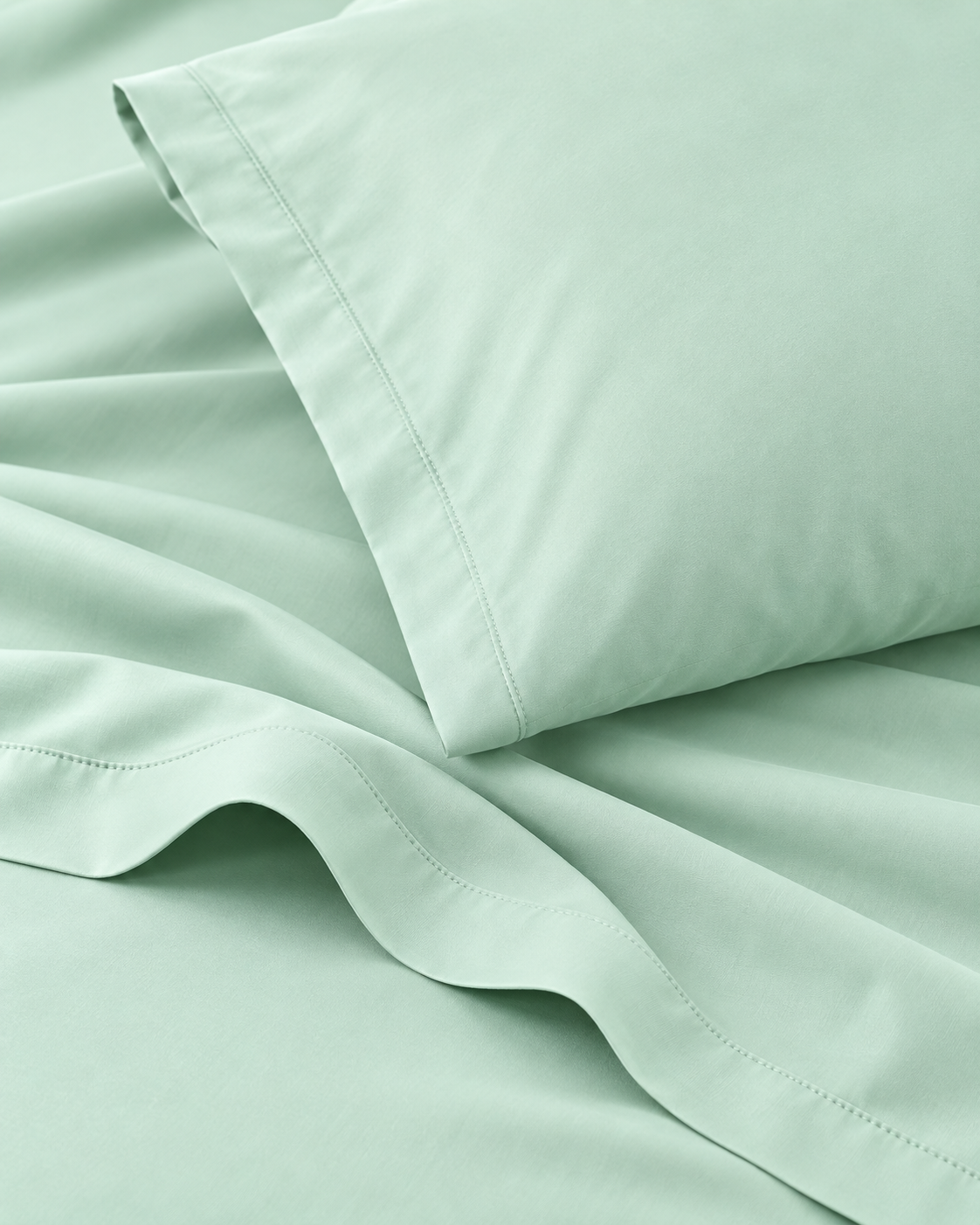1200tc hotel quality cotton rich sheet set king single mint