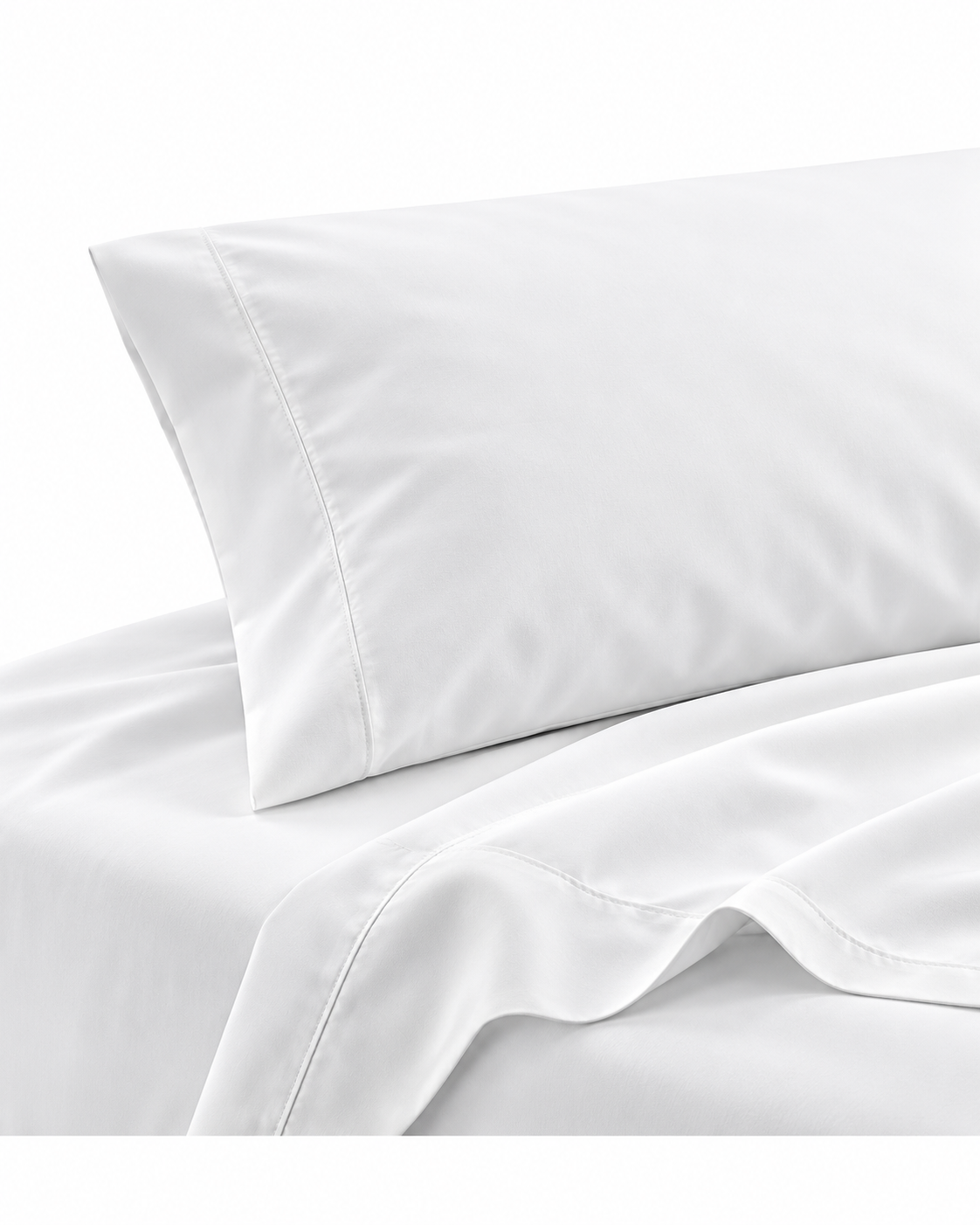 Belisma Ultra Soft Microfibre Sheet Sets Wrinkle Free All Size White