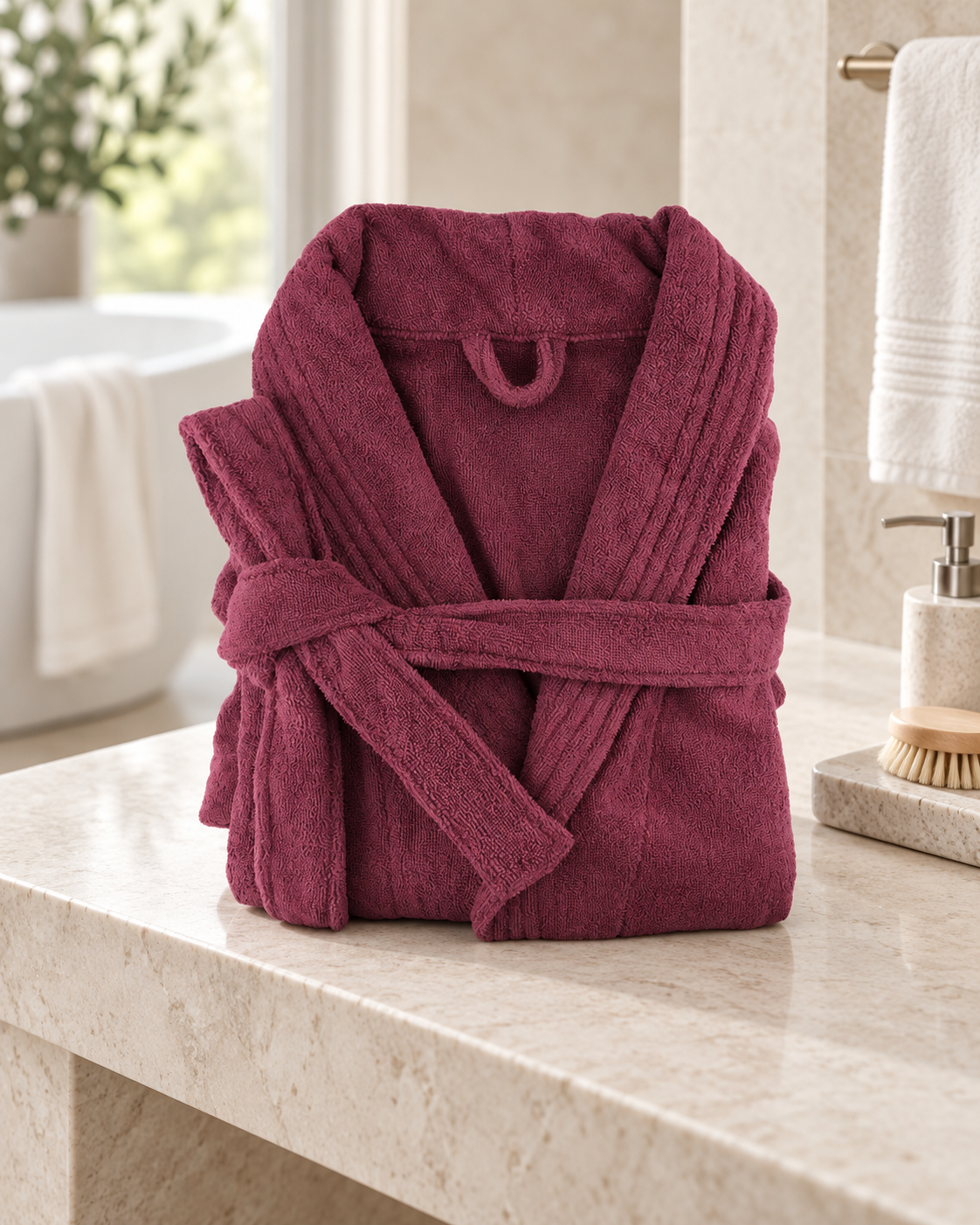 Small/Medium Egyptian Cotton Terry Toweling Bathrobe