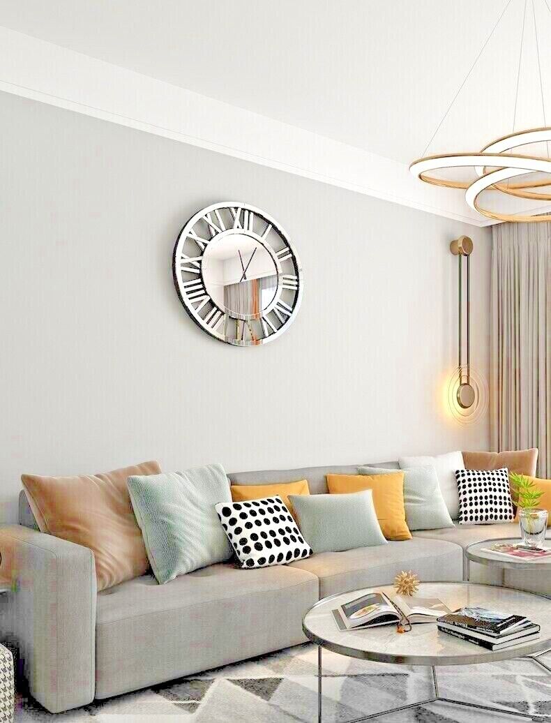 60cm New Hand Made Mirror Clock