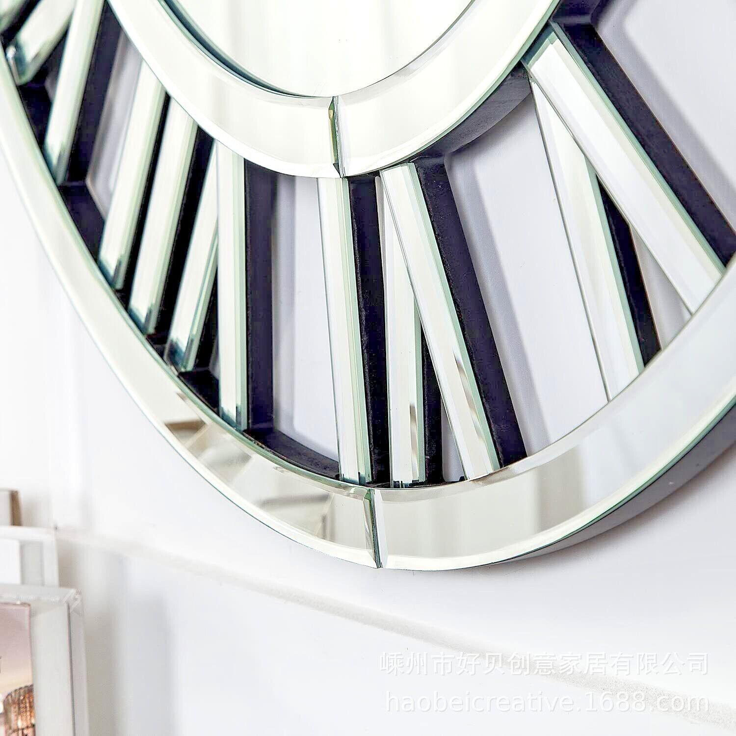 60cm New Hand Made Mirror Clock