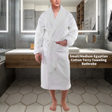 Small/Medium Egyptian Cotton Terry Toweling Bathrobe