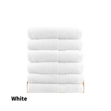 Softouch 6 Piece Ultra Light 500GSM Soft Cotton Hand Towel in Charcoal