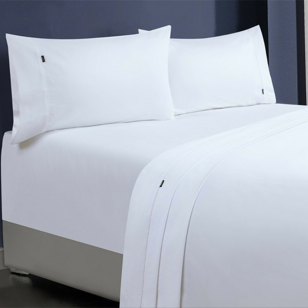 1000TC 100% Premium Egyptian Cotton Sheet Sets Fitted Flat Sheet Pillowcases All Size